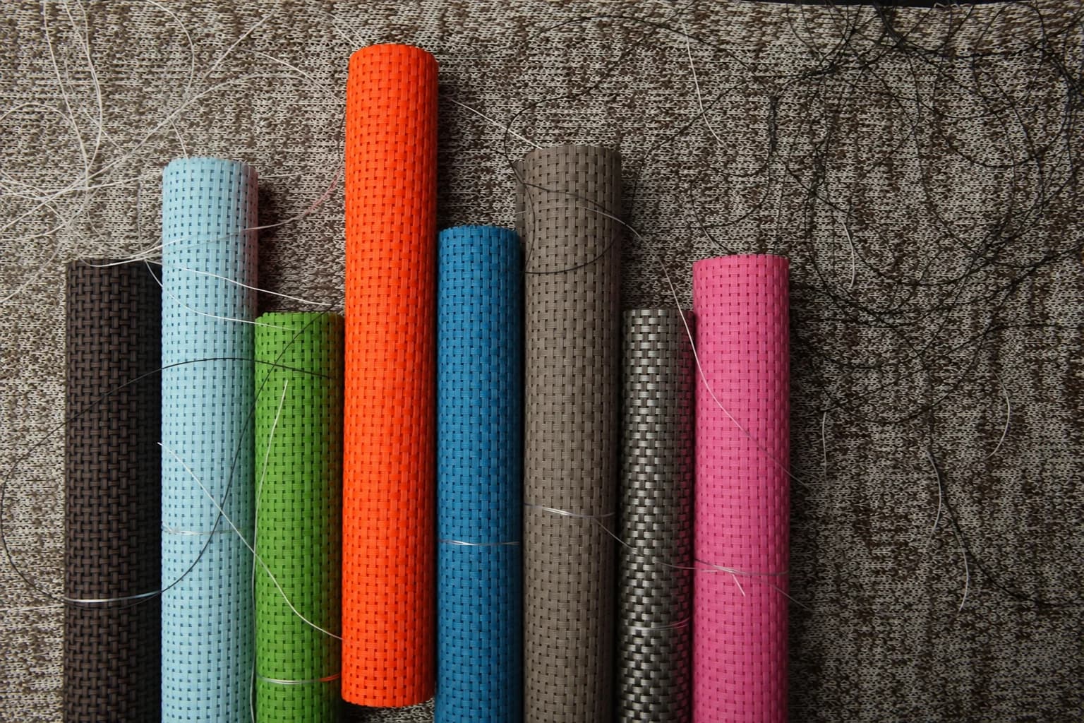 Colorful AOLEADER woven mesh fabric rolls