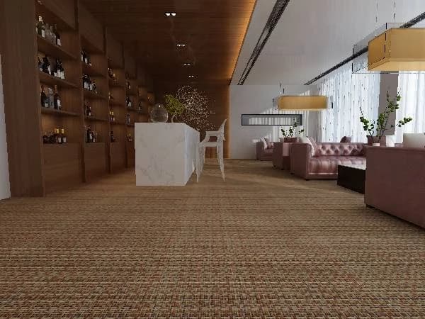 Warm brown textured surface Warm Brown Hospitality Carpet, model AOL-CAR-004