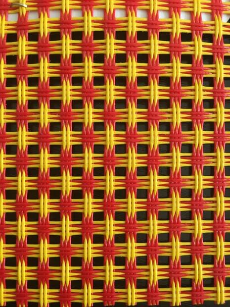 Red visual reference Poolside Chair Mesh Fabric, model AOL-OF-009