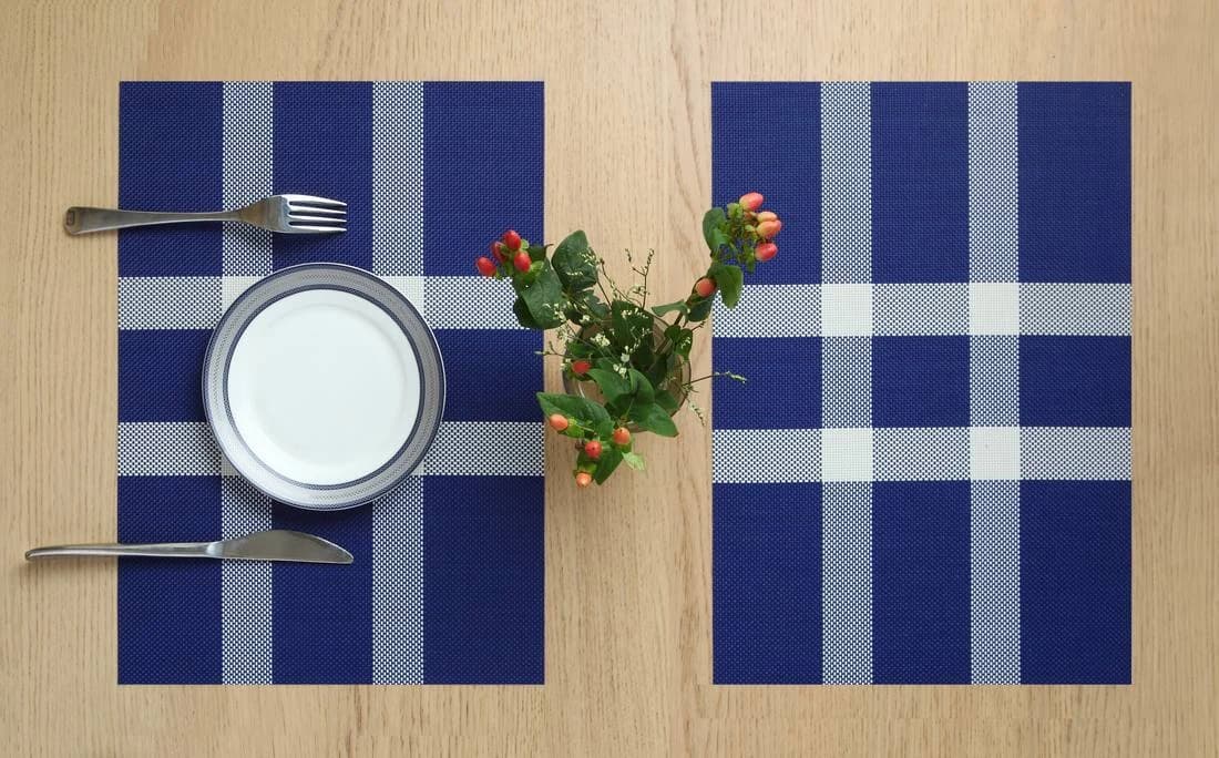 Taupe layered border Taupe Layered Border Placemat, model AOL-PM-008