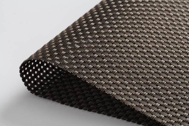 Charcoal visual reference Industrial PVC Mesh Fabric, model AOL-PWM-002