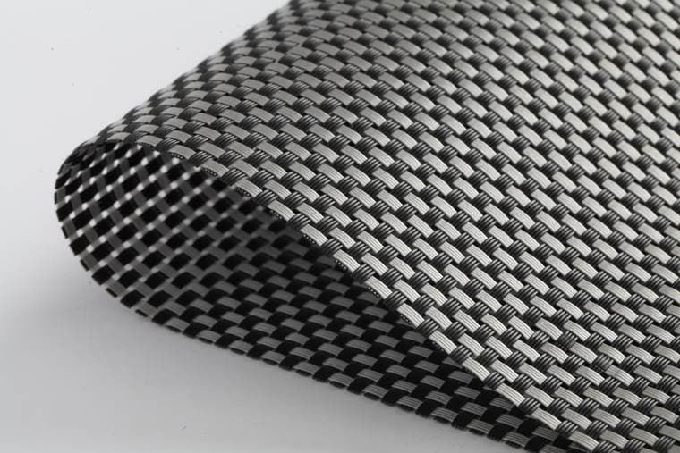 Charcoal visual reference Custom PVC Mesh Material, model AOL-PWM-010
