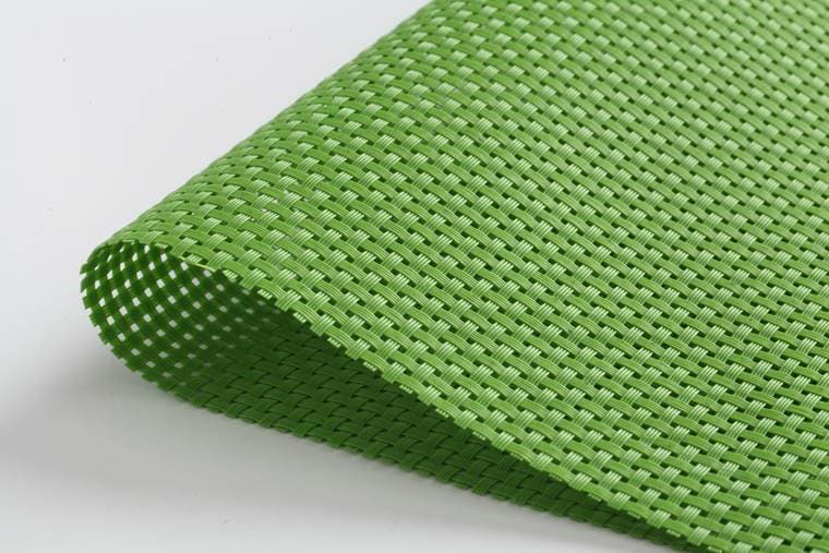 Green visual reference Colored PVC Woven Mesh, model AOL-PWM-016