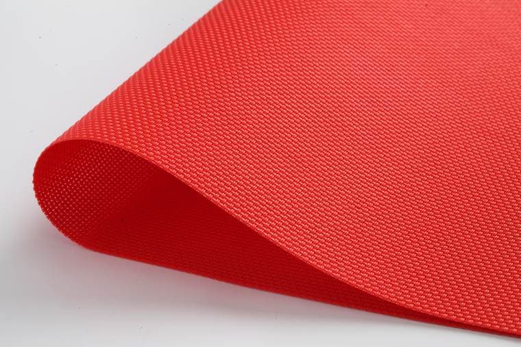Red visual reference High Coverage Shade Screen Fabric, model AOL-SS-004