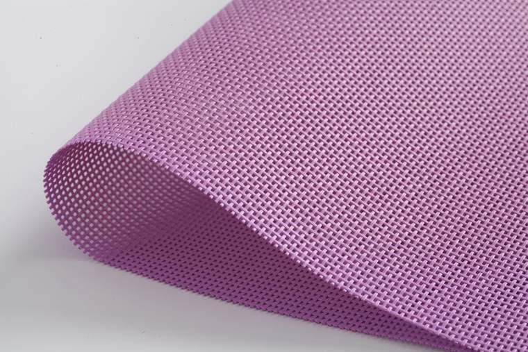 Purple visual reference Open Weave Textilene Mesh, model AOL-TF-004