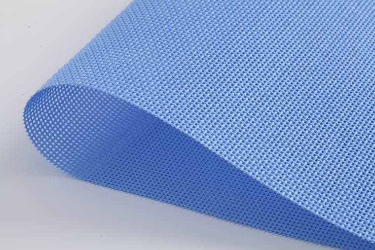 Blue visual reference Woven Textilene Roll Material, model AOL-TF-005