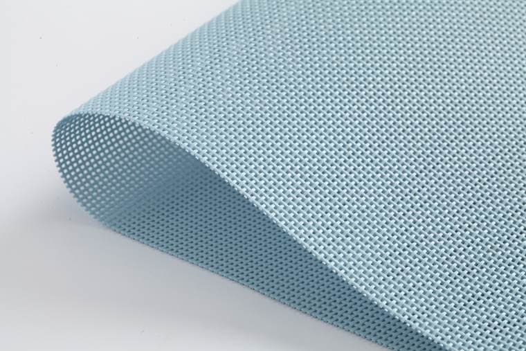 Sky blue visual reference Specialty Woven Textilene, model AOL-TF-015