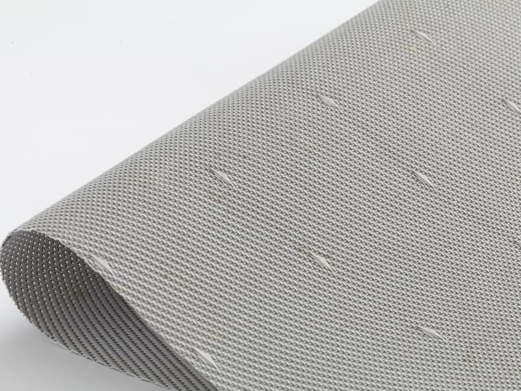 Light gray visual reference Industrial Coated Polyester Mesh, model AOL-VCPM-003