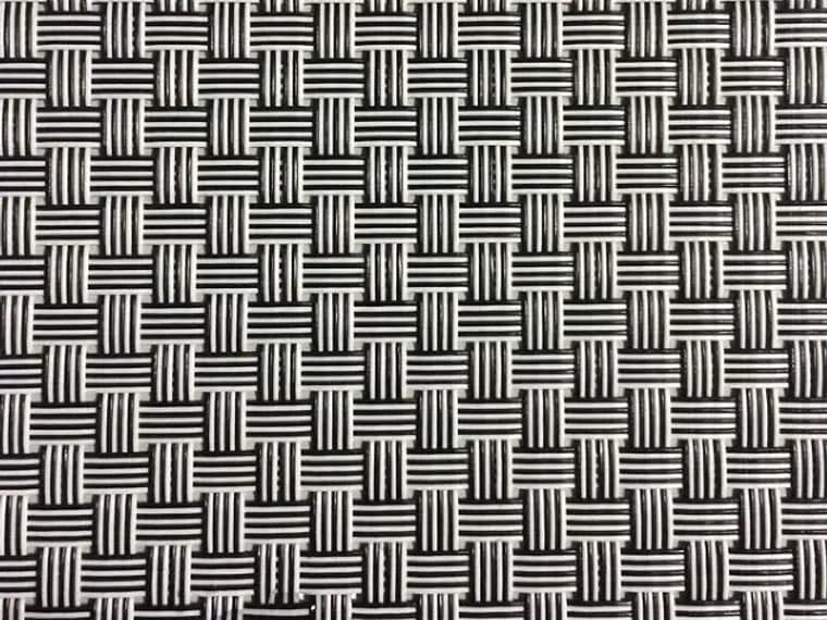 Black and white visual reference Pool Fence Mesh Material, model AOL-VCPM-006