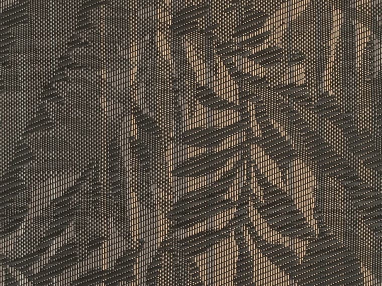 Brown and tan visual reference Woven Polyester Barrier Mesh, model AOL-VCPM-015